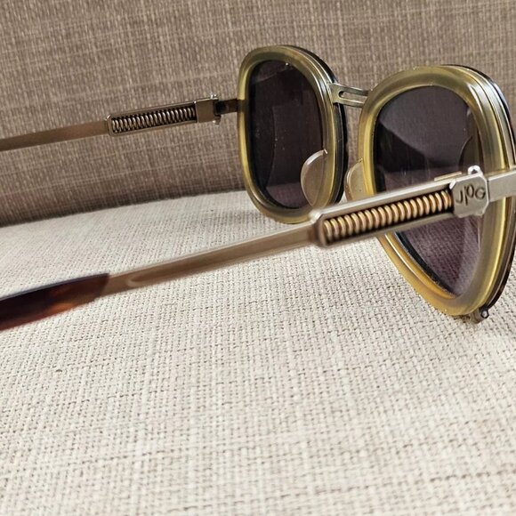 Vintage Jean Paul Gaultier JPG Sunglasses Brown/Gold Tone Frame Made in Japan - Picture 5 of 15